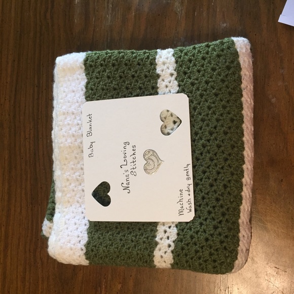 “Olive” You😁Hand Crocheted Baby Blanket - Picture 6 of 6